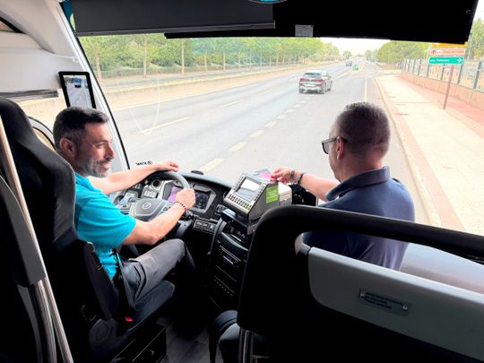 The fuel cell bus is primarily intended to operate on long routes.(Source:  Bosch)