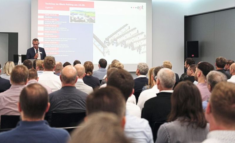 ept TechDay 2025: Mehr als 100 Teilnehmer folgten der Einladung ins bayerische Peiting.(Bild:  Kristin Rinortner)