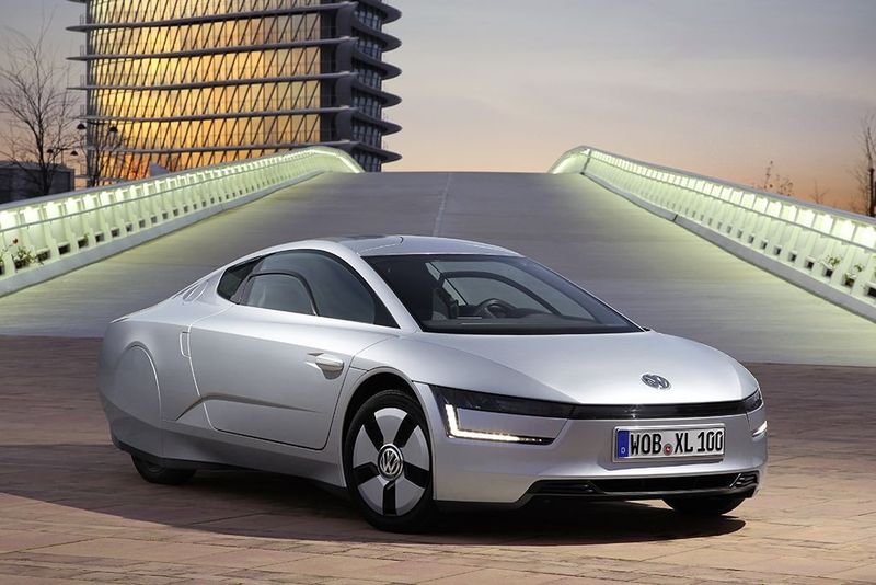 Der XL1 ist das 1-Liter-Auto mit Plug-In-Hybridsystem von VW. (Volkswagen)