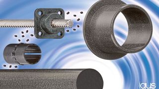 Le tribo-polymère résistant à l'usure et amortissant les vibrations iglidur E7 de la société igus est maintenant disponible pour les paliers lisses. (igus)