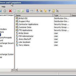 Der Forefront Identity Manager integriert sich in das Active Directory von Microsoft.