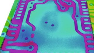 3D-Messtechnik: dreidimensionale Visualisierung einer Leiterplatte (Alicona)