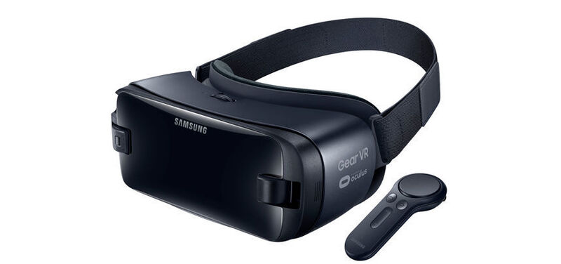 Die neue Generation der Samsung Gear VR soll durch ihr ergonomisches Design und einem Controller für präzises Steuern und Zielen punkten. (Samsung)