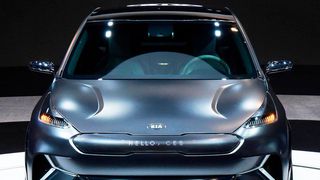 Kia hat in Las Vegas eine futuristische ELektroversion des Niro präsentiert. (Kia)