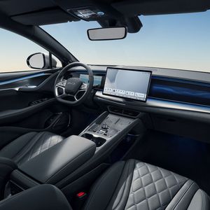 Das Interieur des BYD Sealion 7 ist im gewohnten Stil gehalten.(Bild:  BYD)