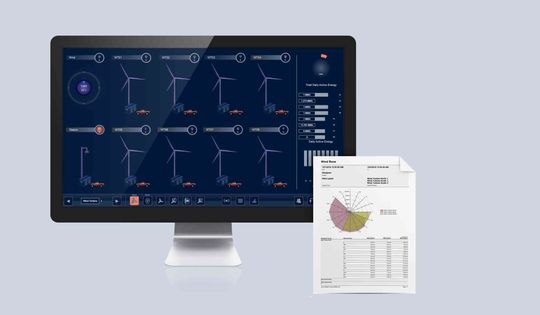 Softwareplattformen für die Automatisierung und Prozesssteuerung versetzen Versorger in die Lage, Windenergieanlagen über ihren gesamten Lebenszyklus hinweg effizient zu betreiben und kontinuierlich an regulatorische sowie wirtschaftliche Anforderungen anzupassen.(Bild:  Copa Data)