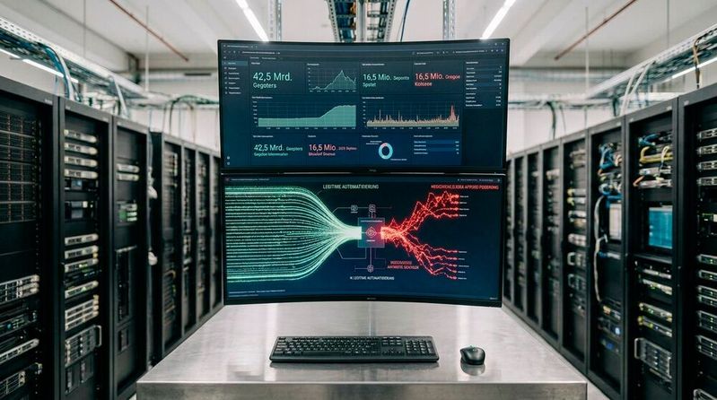 Automatisierte Systeme prägen zunehmend den Internetverkehr, weshalb Unternehmen legitime von missbräuchlicher Automatisierung unterscheiden können müssen und ihre automatisierte Abwehr stärken sollten.(Bild:  Gemini / Vogel IT-Medien GmbH / KI-generiert)