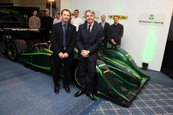 Vorstellung des elektrisch angetriebenen Rennwagens Lola-Drayson B12/ auf der britischen Low Carbon Racing Conference 2012 (Bild: Drayson Racing Technologies)
