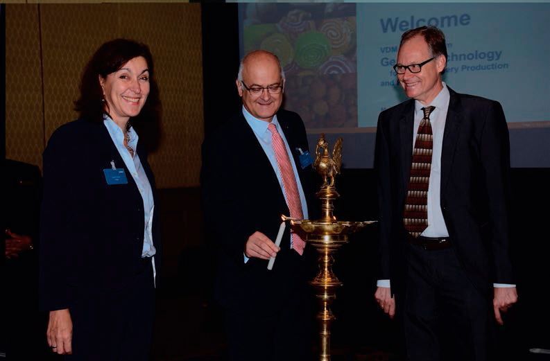 From L–R: Head of Export Marketing, Food Processing and Packaging Machinery, VDMA, Beatrix Fraese; Managing Director, VDMA Food Processing and Packaging Machinery Association, Richard Clemens and Consul General, Federal Republic of Germany, Michael Siebert. (Picture: VDMA India)