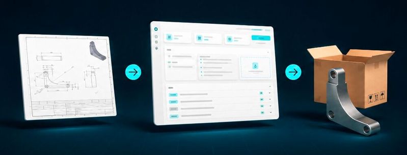 Im digitalen Workflow werden die Dateien einmal hochgeladen, auf Vollständigkeit geprüft und an das passende Fertigungsnetzwerk gesendet.(Bild:  Deprotech)