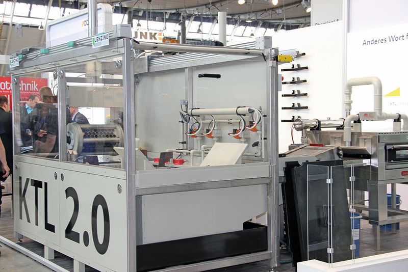 Eine verbesserte kathodische Tauchlackierung zeigte Dörken MKS Systeme auf der O&S. (Itasse)