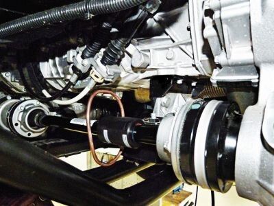 Bild 4: Dx-Sendemodul mit induktiver Versorgung an einer Antriebswelle von Oberaigner. (imc)