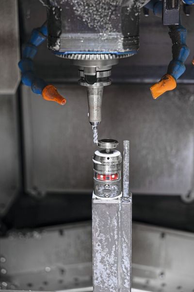 Der kabellose Werkzeugtaster ZX-Speed IR von Blum wird zur Werkzeuglängenmessung und Werkzeugradiusmessung eingesetzt. (Bild: Blum-Novotest)