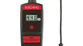 Ein Fingerschnipp und das Gerät zeigt den gemessenen Wert in Hertz an. (Archiv: Vogel Business Media)