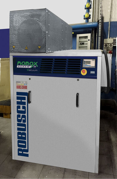 Robuschi Robox WS 65/2V/3F vacuum screw compressor unit (Picture: Robuschi)