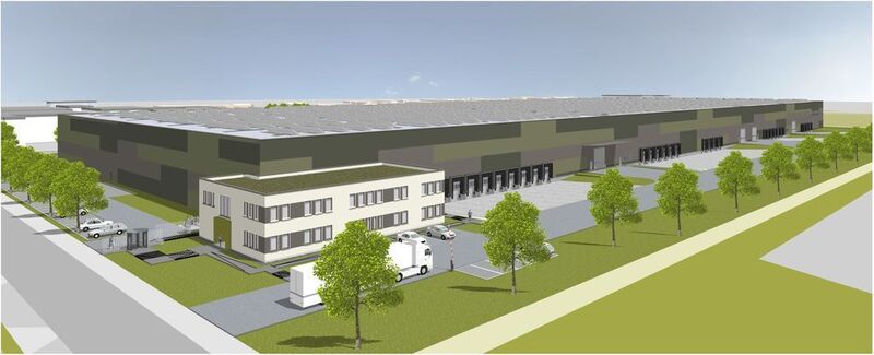 Auch auf dem neuen Logistik- und Dienstleistungszentrum in Ludwigsburg wird eine Solaranlage mit 12.000 Modulen installiert. (Archiv: Vogel Business Media)