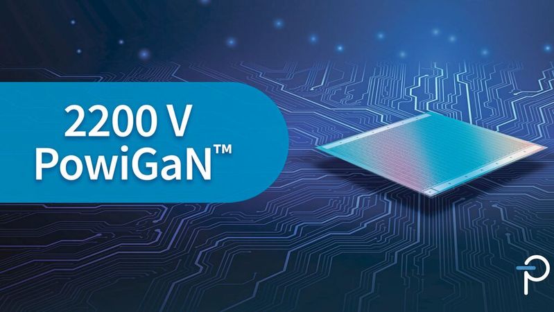 Mit 2.200 V erweitert Power Integrations den Spannungsbereich seiner PowiGaN-Technologie. Ziel sind Hochspannungsanwendungen, in denen hohe Schaltfrequenzen kompaktere Stromversorgungen ermöglichen sollen.(Bild:  Power Integrations)