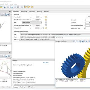 Die Berechnungssoftware Kisssoft für die Auslegung und Optimierung von Maschinenelementen und Systemen überträgt diese auf Knopfdruck in das CAD-System.