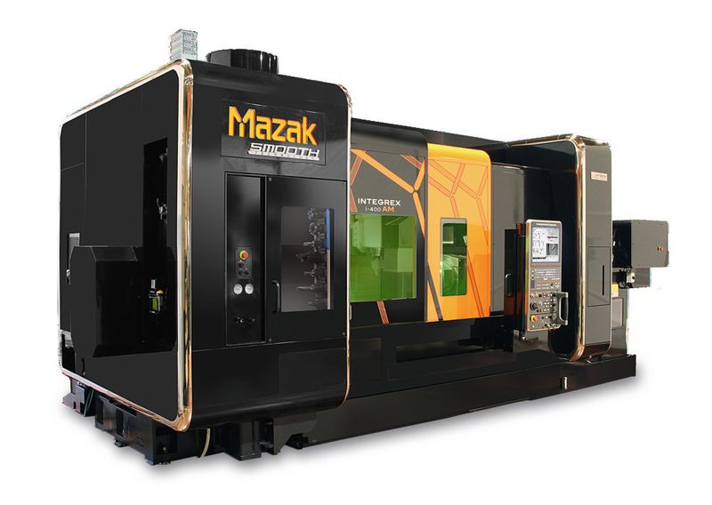 The Integrex i-400AM combines additive and substractive manufacturing technology. (Source: Mazak)