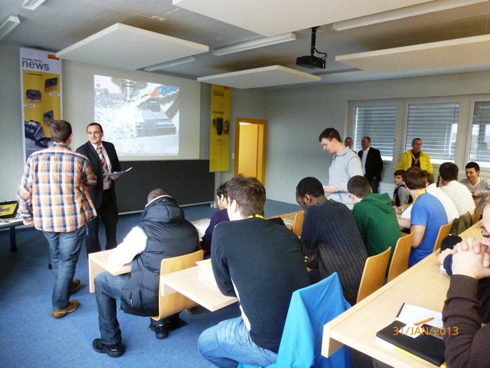 Séminaire Sandvik du 31 janvier 2013 au Technopôle de Ste-Croix. (Image: CPNV, Y. Neuenschwander)