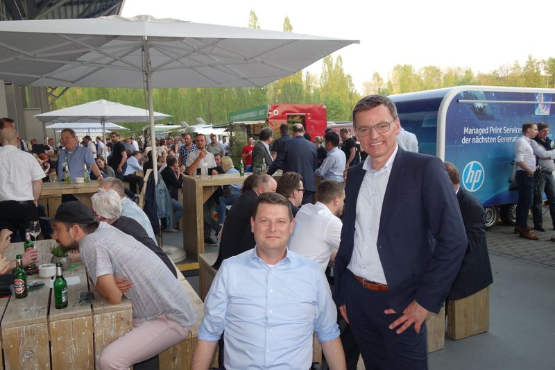 Reiner Schwitzki, ALSO, und Frank Werner, HPE,  (Bild: IT-BUSINESS)