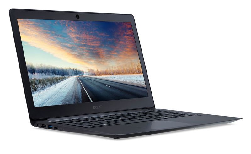 Das 14-Zoll-IPS-Panel liefert die Full-HD-Auflösung. Im Chassis sitzt auch eie USB-typ-C-Buchse. (Acer)