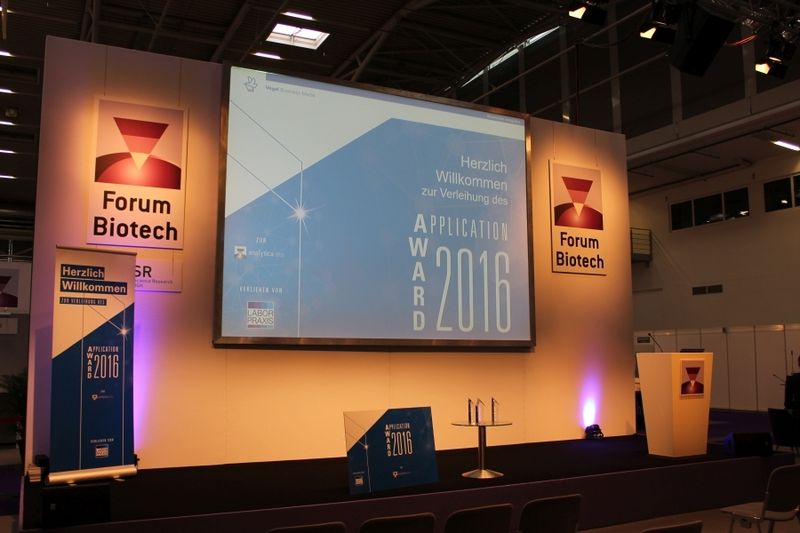 Impressionen vom Application Award der LABORPRAXIS zur Analytica 2016 in den Kategorien Lebensmittelanalytik, Labortechnik sowie Bio- und Pharmaanalytik. (Bild: LABORPRAXIS)
