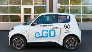 Mit 3,34 Metern ist der E-Go Life eines der kleinsten Elektroautos auf dem Markt. (Bild: Rosenow/»kfz-betrieb«)