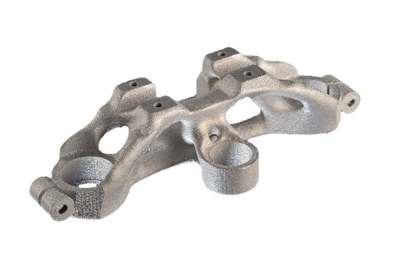 Mit einer speziellenProzesstechnik lassen sich jetzt auch Magnesiumlegierungen additiv mittels Laserschmelzen verarbeiten. (Fraunhofer ILT)