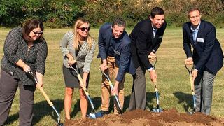 Unifrax team celebrates Sifab groundbreaking at New Carlisle plant in Indiana, USA.  (Business Wire)