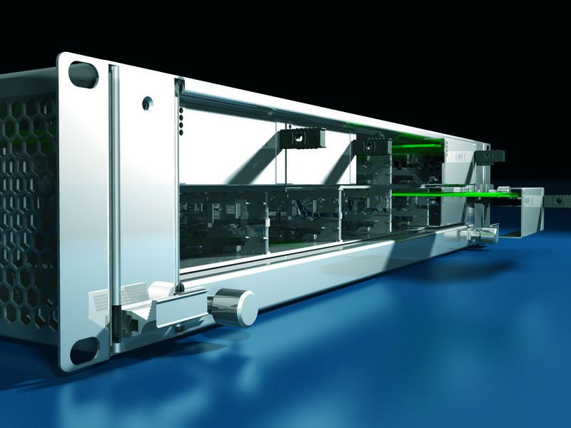 Bild 2:PicoTCA: Die kompakte Variante eines MicroTCA Shelfs komplett ausgebaut als „Ready-to-Run“-System in 2-HE-Ausführung (Archiv: Vogel Business Media)