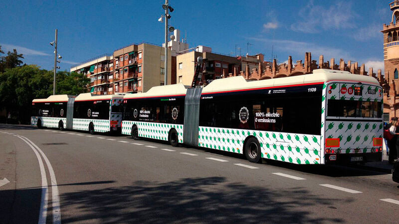 Busflotte in Barcelona: Die katalanische Hauptstadt plant, den gesamten Busverkehr auf Elektromobilität umzustellen. (TMB - Transports Metropolitans de Barcelona)