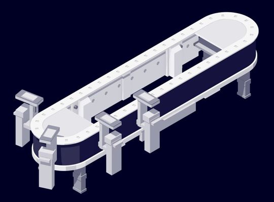Anwender können anhand der nahtlosen Integration der Supertrak-Conveyance-Plattform in das TIA-Portal (Totally Integrated Automation) von Siemens synchronisierte Motion-Abläufe einfach umsetzen.(Bild:  Siemens/Supertrak)