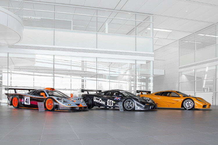 Das Langheck (links im Bild) bietet aerodynamische Vorteile gegenüber den normalen kurzen Varianten. (Foto: McLaren)
