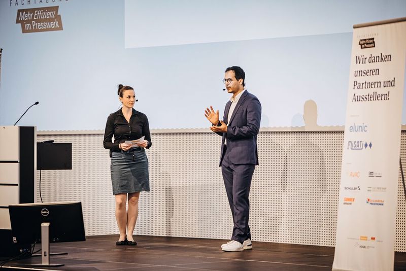 Impressionen der Fachtagung „Mehr Effizienz im Presswerk“ am 15. September 2021 in Würzburg. (Bild: VCG)