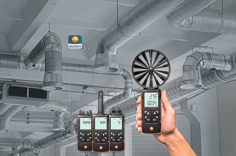 Testo bietet Handmessgeräte für diverse Anwendungen.
