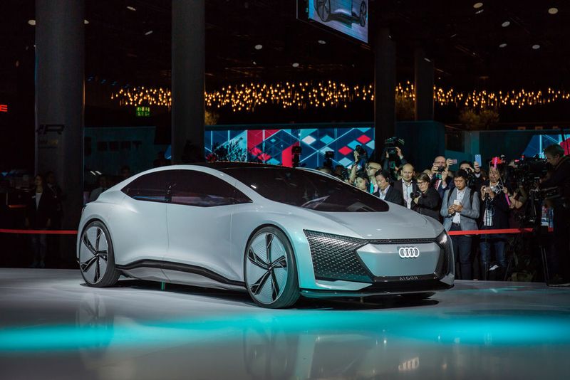 Audi zeigt auf der IAA unter anderem die Studie „Aicon“. (Audi)