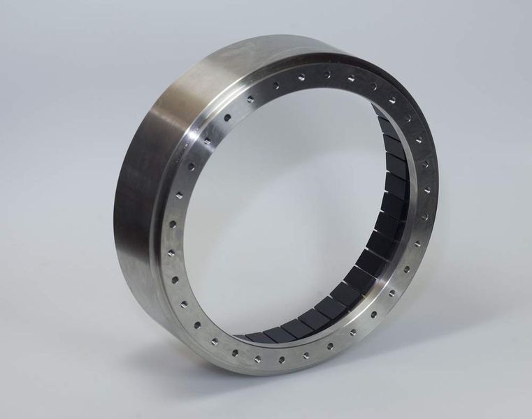 6 Mit hohem Maximaldrehmoment: Hochpoliger PM Rotor als Außenläufer. (Archiv: Vogel Business Media)