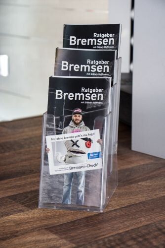 Umfangreiche Werbematerialien unterstützen die Aktion. (Foto: Hella Pagid)