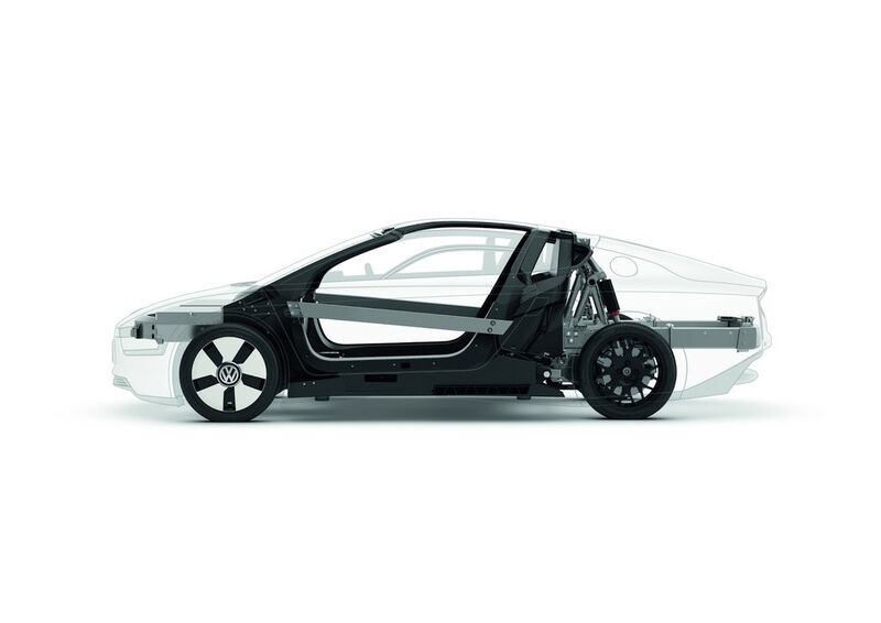 Les éléments du châssis en matériaux composites allègent considérablement le poids d'un véhicule. (Image: VW)
