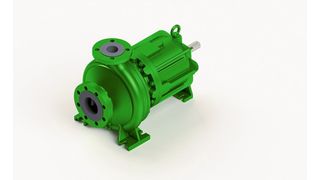 Medien in schwierigen Chemieprozessen werden mit der NML Spiralgehäusepumpe von Dickow sicher gefördert. 
 (Bild: Dickow)