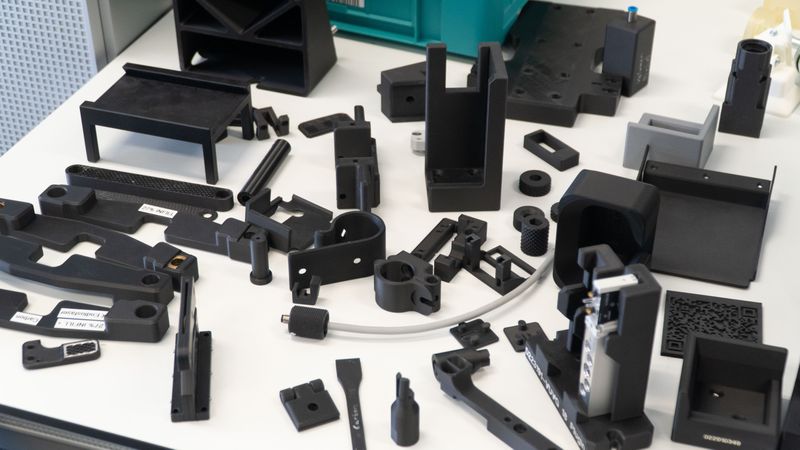 Festo hat bereits weit mehr als 200 verschiedene Bauteile additiv gefertigt, die sonst aufwendig gefräst oder bestellt werden müssten.(Bild:  Festo)