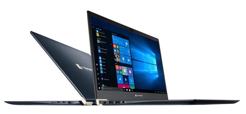 Zu den Schnittstellen zählen zwei Thunderbolt-3-Ports, zwei USB-Typ-A-Buchsen und ein HDMI-Ausgang. (Dynabook)