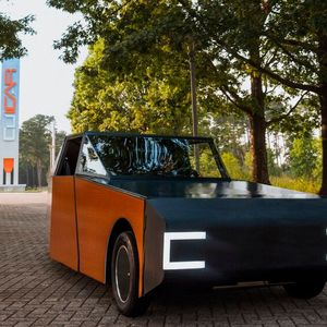 Die C-förmigen Frontleuchten dürften Anspielung auch an den Anfangsbuchstaben der für das Projekt verantwortlichen Uni sein.(Bild:  BMW/Clemson University)
