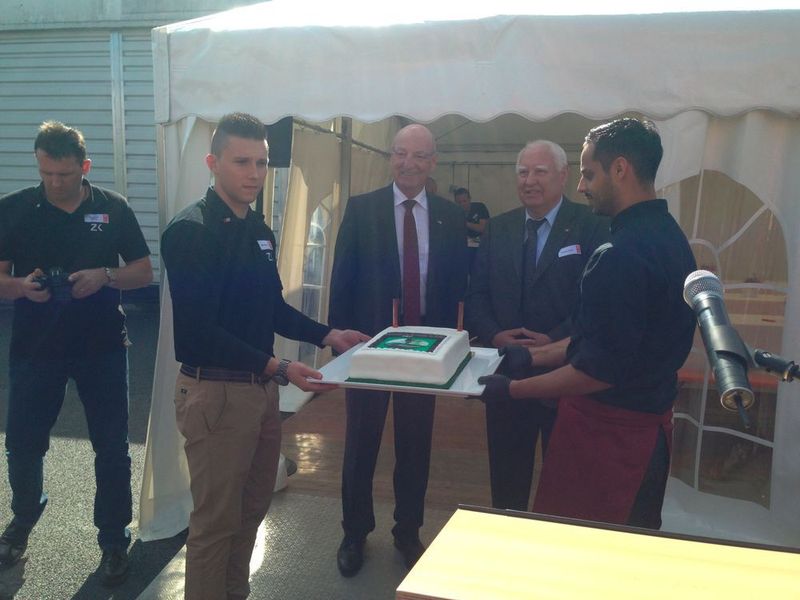 Happy Birthday: Founders Klaus Kreim (left) and Alfred Zimmer, who founded the company in 1985. (Source: Schulz)