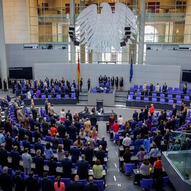 Dr. Carsten Linnemann (CDU) bei seiner Vereidigung als Bundesminister für Gesundheit im Bundestag, welcher nun über das GeDIG beraten wird. (Bild: © Deutscher Bundestag / Thomas Köhler / photothek)