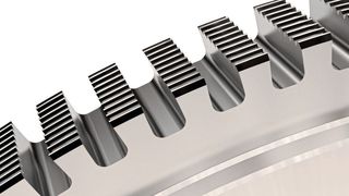 Detailansicht des Polygonierfräsers mit dem Negativprofil des Gewindes. (Bild: Louis Bélet)