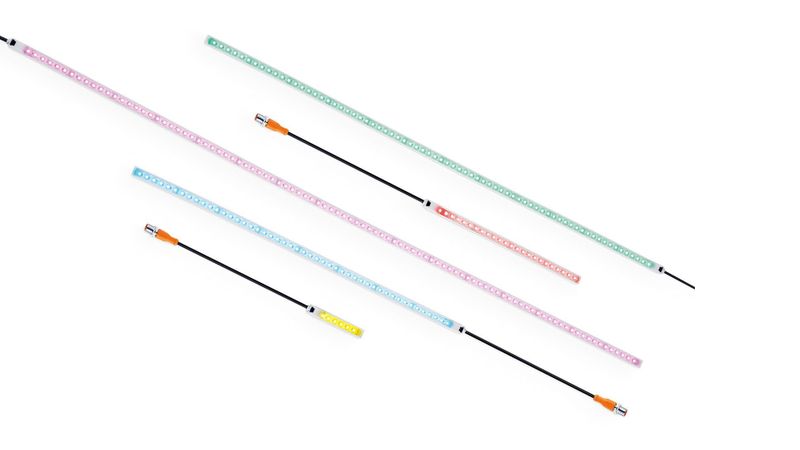 Die neuen LED-Bänder ermöglichen innovative Visualisierungen. (Bild:  ifm)