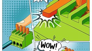 Bild 1: Die intuitive Hebelbedienung macht den Leiteranschluss zum Kinderspiel. (Phoenix Contact)