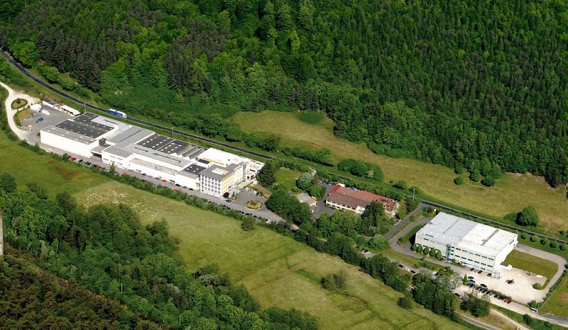 Luftbildaufnahme des Wenzel Stammsitzes in Wiesthal. (Wenzel)